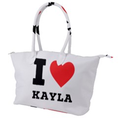 I Love Kayla Canvas Shoulder Bag by ilovewhateva