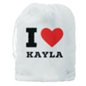 I love kayla Drawstring Pouch (3XL) View2