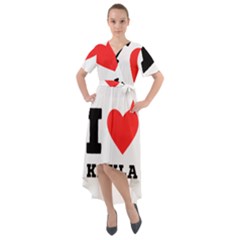 I Love Kayla Front Wrap High Low Dress by ilovewhateva