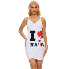 I Love Kayla Wrap Tie Front Dress by ilovewhateva