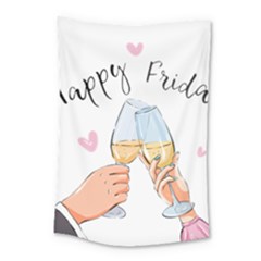 Happy Friday Small Tapestry by SychEva