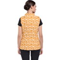 Yellow And White Owl Pattern Women s Puffer Vest View2