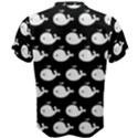 Cute Whale Illustration Pattern Men s Cotton Tee View2