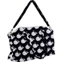 Cute Whale Illustration Pattern Canvas Crossbody Bag View1