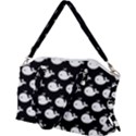 Cute Whale Illustration Pattern Canvas Crossbody Bag View2