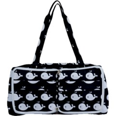 Cute Whale Illustration Pattern Multi Function Bag by GardenOfOphir