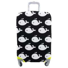 Cute Whale Illustration Pattern Luggage Cover (medium) by GardenOfOphir