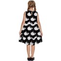 Cute Whale Illustration Pattern Kids  Frill Swing Dress View4