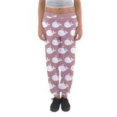 Cute Whale Illustration Pattern Women s Jogger Sweatpants by GardenOfOphir