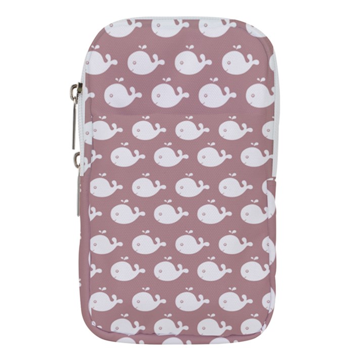 Cute Whale Illustration Pattern Waist Pouch (Small)