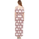 Cute Whale Illustration Pattern Draped Sleeveless Chiffon Jumpsuit View2