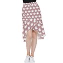 Cute Whale Illustration Pattern Frill Hi Low Chiffon Skirt View1