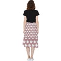 Cute Whale Illustration Pattern Frill Hi Low Chiffon Skirt View2