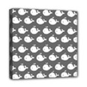 Cute Whale Illustration Pattern Mini Canvas 8  x 8  (Stretched) View1