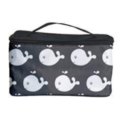 Cute Whale Illustration Pattern Cosmetic Storage by GardenOfOphir