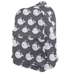 Cute Whale Illustration Pattern Classic Backpack by GardenOfOphir