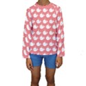 Coral Whales Pattern Kids  Long Sleeve Swimwear View1