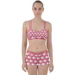 Coral Whales Pattern Perfect Fit Gym Set by GardenOfOphir