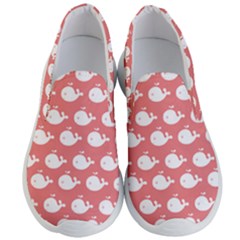 Coral Whales Pattern Men s Lightweight Slip Ons by GardenOfOphir