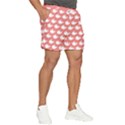 Coral Whales Pattern Men s Runner Shorts View2