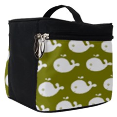 Cute Whale Illustration Pattern Make Up Travel Bag (small) by GardenOfOphir