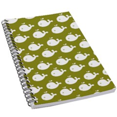 Cute Whale Illustration Pattern 5 5  X 8 5  Notebook by GardenOfOphir