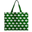 Cute Whale Illustration Pattern Zipper Mini Tote Bag View1