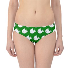 Cute Whale Illustration Pattern Hipster Bikini Bottoms by GardenOfOphir