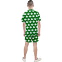 Cute Whale Illustration Pattern Men s Mesh Tee and Shorts Set View2