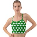 Cute Whale Illustration Pattern Mini Tank Bikini Top View1