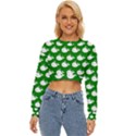 Cute Whale Illustration Pattern Lightweight Long Sleeve Sweatshirt View1