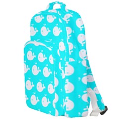 Cute Whale Illustration Pattern Double Compartment Backpack by GardenOfOphir