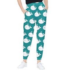 Cute Whale Illustration Pattern Women s Tapered Pants by GardenOfOphir