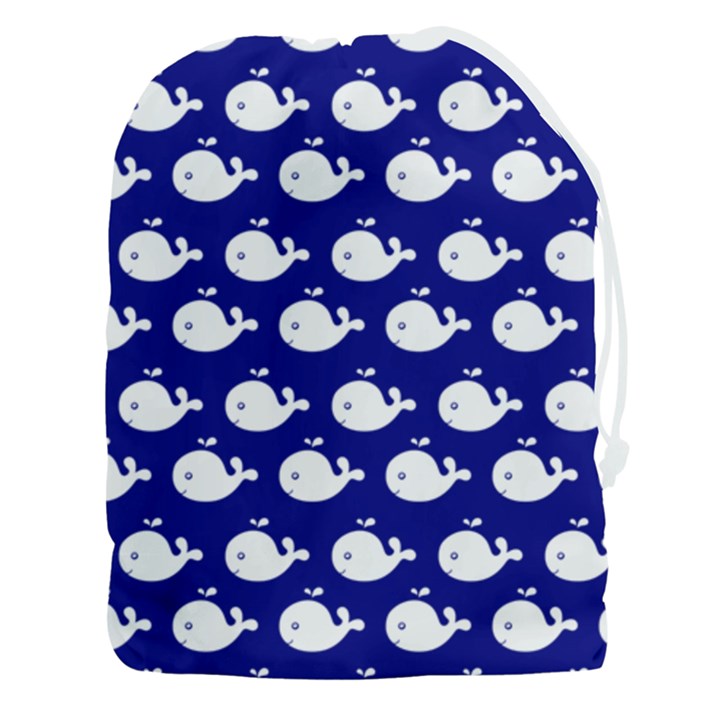 Cute Whale Illustration Pattern Drawstring Pouch (3XL)