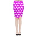 Cute Whale Illustration Pattern Midi Wrap Pencil Skirt View1