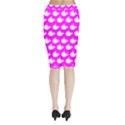 Cute Whale Illustration Pattern Midi Wrap Pencil Skirt View2