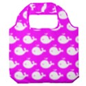 Cute Whale Illustration Pattern Premium Foldable Grocery Recycle Bag View1