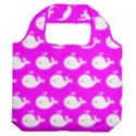 Cute Whale Illustration Pattern Premium Foldable Grocery Recycle Bag View2