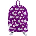 Cute Whale Illustration Pattern Travelers  Backpack View3