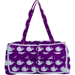 Cute Whale Illustration Pattern Multi Function Bag by GardenOfOphir