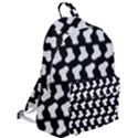 Black And White Cute Baby Socks Illustration Pattern The Plain Backpack View2