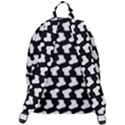 Black And White Cute Baby Socks Illustration Pattern The Plain Backpack View3