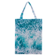 Tropical Blue Ocean Wave Classic Tote Bag by Jack14