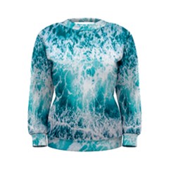 Tropical Blue Ocean Wave Women s Sweatshirt by Jack14