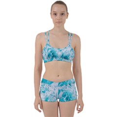 Tropical Blue Ocean Wave Perfect Fit Gym Set by Jack14