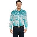 Tropical Blue Ocean Wave Men s Long Sleeve  Shirt View1