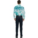 Tropical Blue Ocean Wave Men s Long Sleeve  Shirt View2