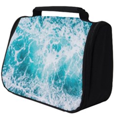 Tropical Blue Ocean Wave Full Print Travel Pouch (big)