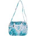 Tropical Blue Ocean Wave Rope Handles Shoulder Strap Bag View3