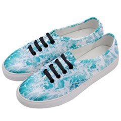 Tropical Blue Ocean Wave Women s Classic Low Top Sneakers by Jack14